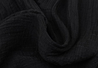 ISSEY MIYAKE me Dyed Crepe Pleated Pants Black Size F