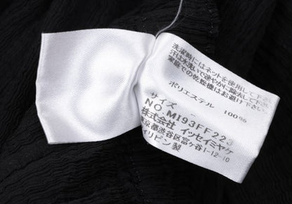 ISSEY MIYAKE me Dyed Crepe Pleated Pants Black Size F