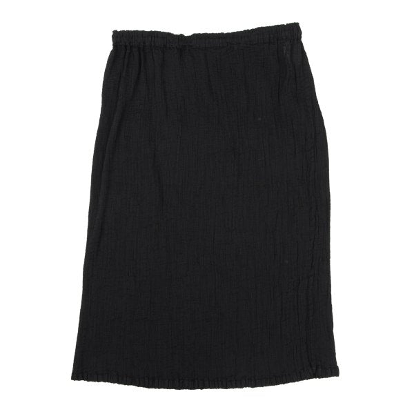 ISSEY MIYAKE me Dyed Crepe Pleated Skirt Black Size F