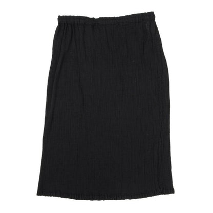 ISSEY MIYAKE me Dyed Crepe Pleated Skirt Black Size F