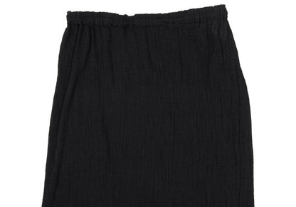 ISSEY MIYAKE me Dyed Crepe Pleated Skirt Black Size F