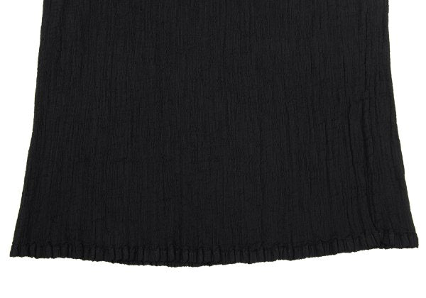ISSEY MIYAKE me Dyed Crepe Pleated Skirt Black Size F