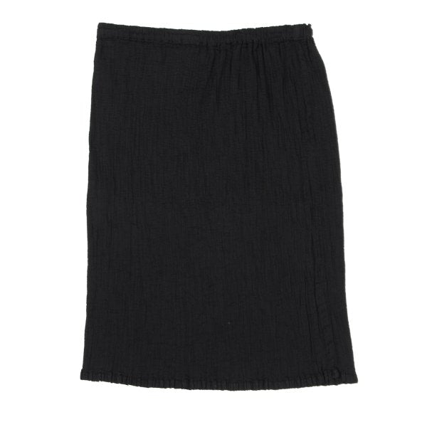 ISSEY MIYAKE me Dyed Crepe Pleated Skirt Black Size F