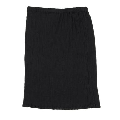ISSEY MIYAKE me Dyed Crepe Pleated Skirt Black Size F