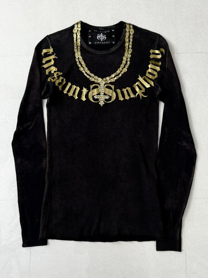 THE SAINTS SINPHONY Fade Design Long Sleeve Size S