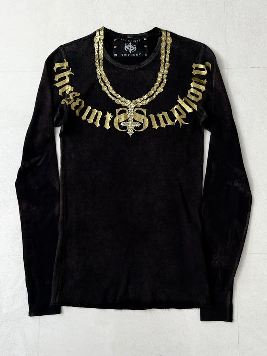 THE SAINTS SINPHONY Fade Design Long Sleeve Size S