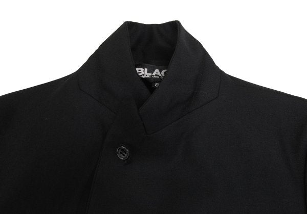 BLACK COMME des GARCONS Wool Peaked Jacket Black Size S