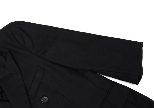 BLACK COMME des GARCONS Wool Peaked Jacket Black Size S