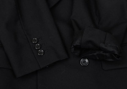BLACK COMME des GARCONS Wool Peaked Jacket Black Size S
