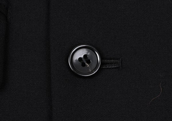 BLACK COMME des GARCONS Wool Peaked Jacket Black Size S