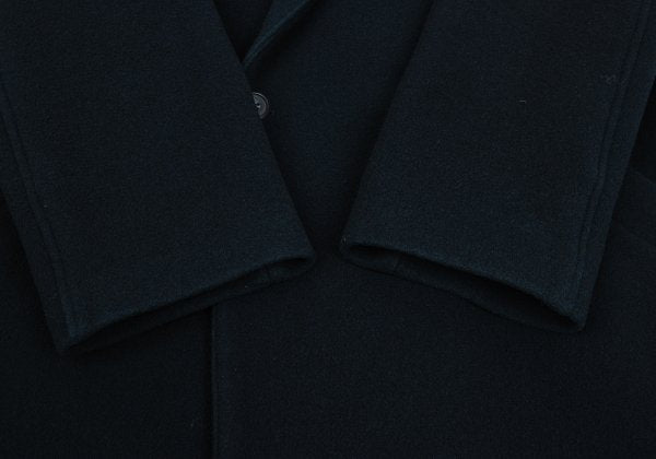 Y's for men Melton Wool Double Breasted Coat Navy Size S