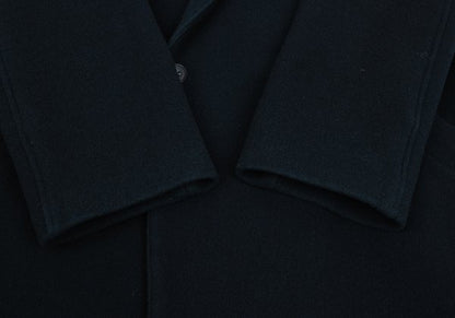 Y's for men Melton Wool Double Breasted Coat Navy Size S