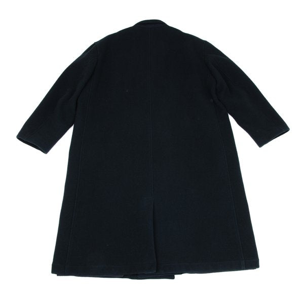 Y's for men Melton Wool Double Breasted Coat Navy Size S