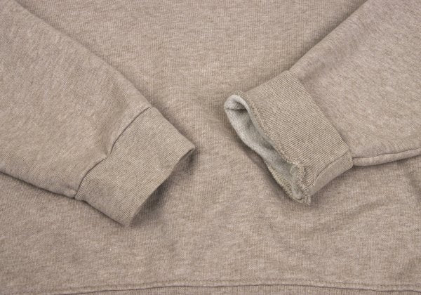 MAISON KITSUNE Tricolor Patch Sweatshirt Beige Size M