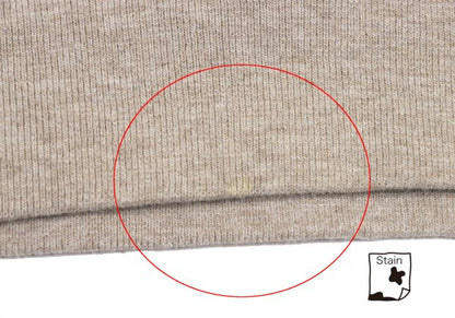 MAISON KITSUNE Tricolor Patch Sweatshirt Beige Size M