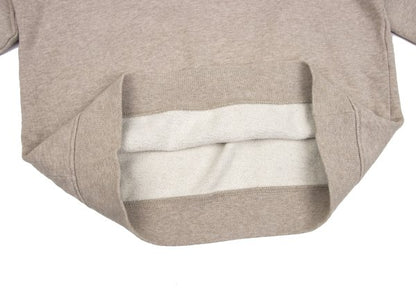 MAISON KITSUNE Tricolor Patch Sweatshirt Beige Size M