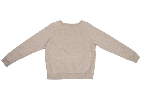 MAISON KITSUNE Tricolor Patch Sweatshirt Beige Size M