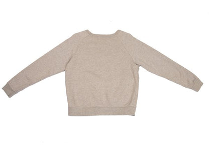 MAISON KITSUNE Tricolor Patch Sweatshirt Beige Size M