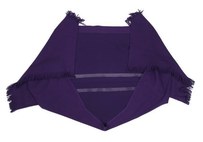 ISSEY MIYAKE A-POC INSIDE Dyed Fringe Cardigan Purple Size 2