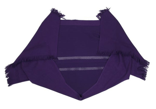 ISSEY MIYAKE A-POC INSIDE Dyed Fringe Cardigan Purple Size 2
