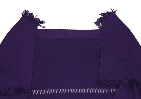 ISSEY MIYAKE A-POC INSIDE Dyed Fringe Cardigan Purple Size 2