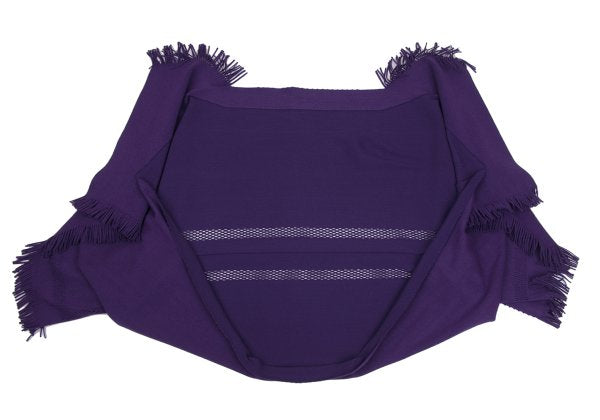 ISSEY MIYAKE A-POC INSIDE Dyed Fringe Cardigan Purple Size 2