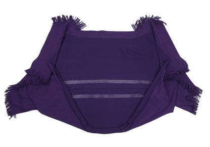 ISSEY MIYAKE A-POC INSIDE Dyed Fringe Cardigan Purple Size 2