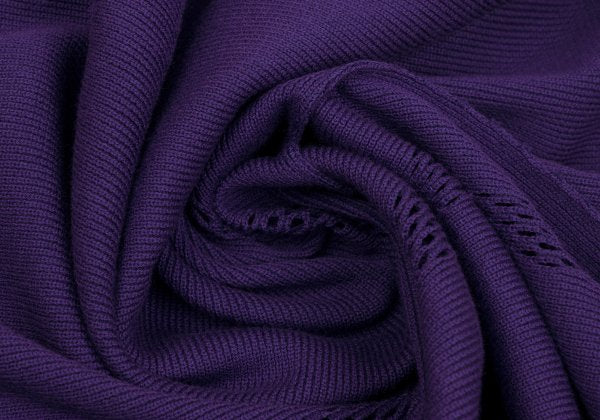 ISSEY MIYAKE A-POC INSIDE Dyed Fringe Cardigan Purple Size 2