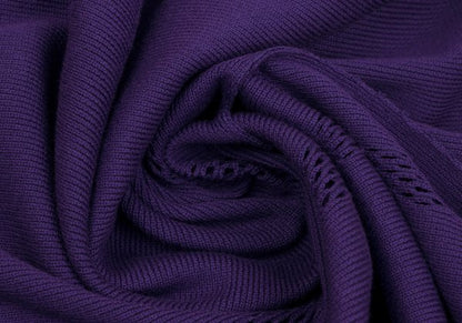 ISSEY MIYAKE A-POC INSIDE Dyed Fringe Cardigan Purple Size 2