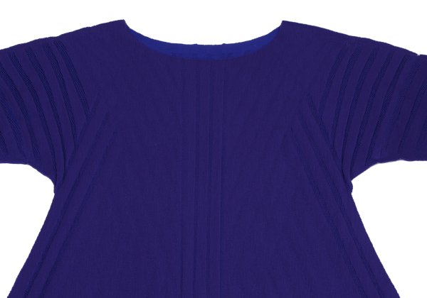 ISSEY MIYAKE A-POC INSIDE Dyed Mesh Tunic Blue Blouse Size 2
