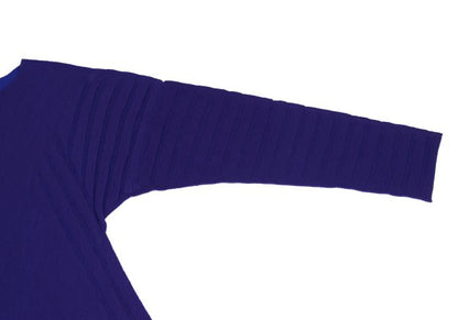 ISSEY MIYAKE A-POC INSIDE Dyed Mesh Tunic Blue Blouse Size 2