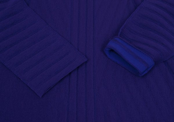 ISSEY MIYAKE A-POC INSIDE Dyed Mesh Tunic Blue Blouse Size 2