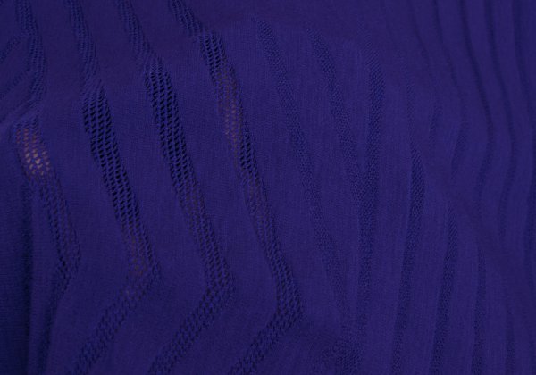 ISSEY MIYAKE A-POC INSIDE Dyed Mesh Tunic Blue Blouse Size 2