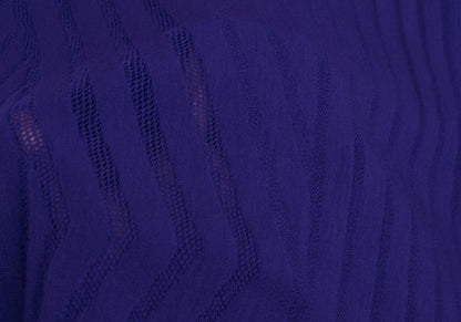 ISSEY MIYAKE A-POC INSIDE Dyed Mesh Tunic Blue Blouse Size 2