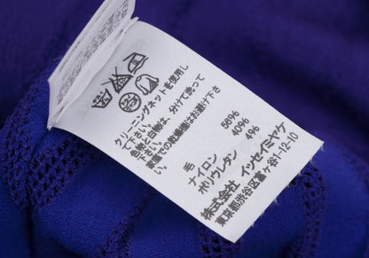 ISSEY MIYAKE A-POC INSIDE Dyed Mesh Tunic Blue Blouse Size 2