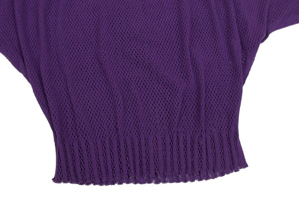 ISSEY MIYAKE A-POC INSIDE Mesh Cut-Out Top Purple Size 2