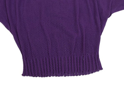 ISSEY MIYAKE A-POC INSIDE Mesh Cut-Out Top Purple Size 2