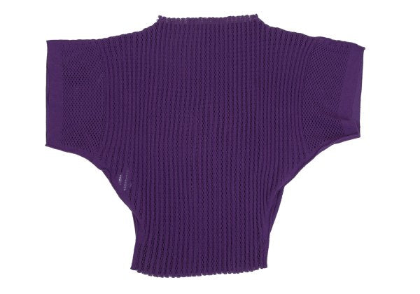 ISSEY MIYAKE A-POC INSIDE Mesh Cut-Out Top Purple Size 2