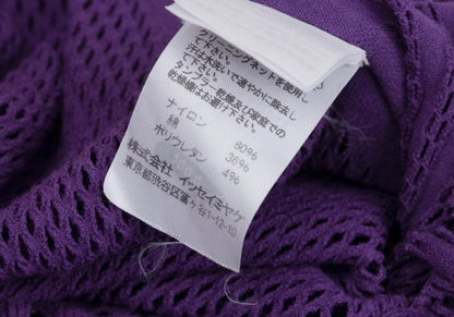 ISSEY MIYAKE A-POC INSIDE Mesh Cut-Out Top Purple Size 2