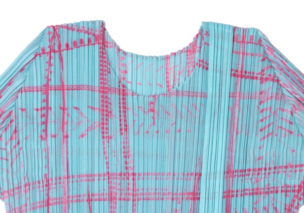 PLEATS PLEASE All Over Print T-Shirt Multi Size 4