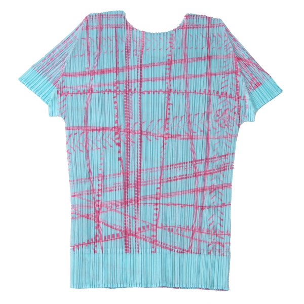 PLEATS PLEASE All Over Print T-Shirt Multi Size 4