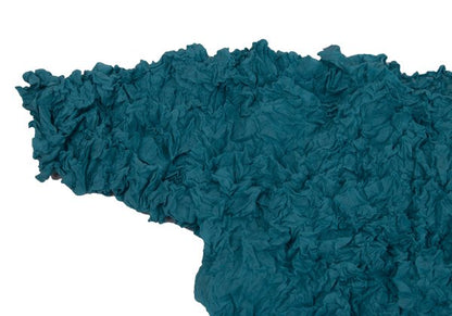 ISSEY MIYAKE FETE Pleated T-Shirt Turquoise Size 2