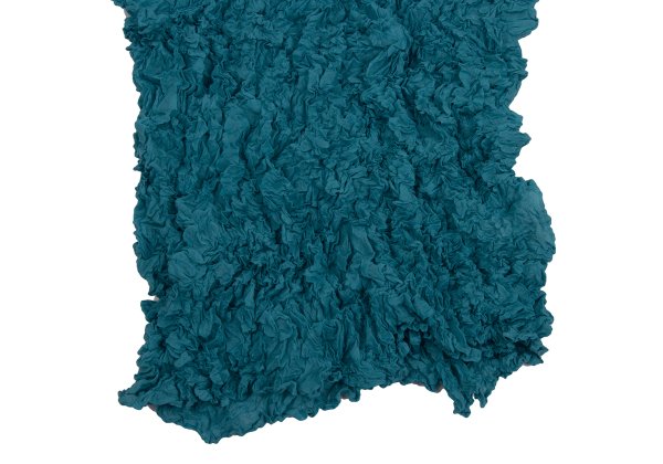 ISSEY MIYAKE FETE Pleated T-Shirt Turquoise Size 2