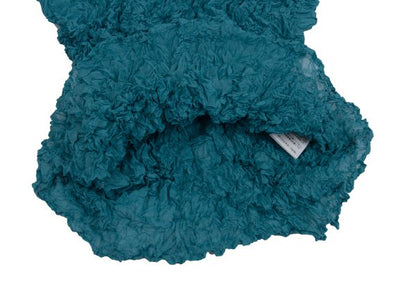 ISSEY MIYAKE FETE Pleated T-Shirt Turquoise Size 2
