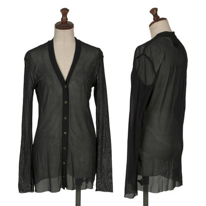 Jean Paul GAULTIER CLASSIQUE Power Cardigan Black Size 40