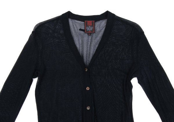 Jean Paul GAULTIER CLASSIQUE Power Cardigan Black Size 40