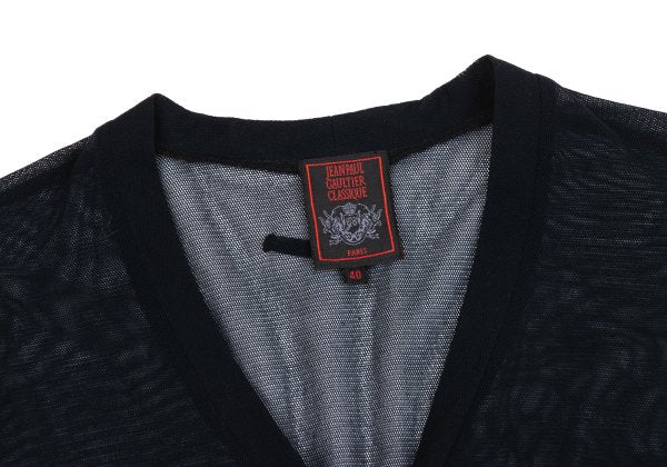 Jean Paul GAULTIER CLASSIQUE Power Cardigan Black Size 40