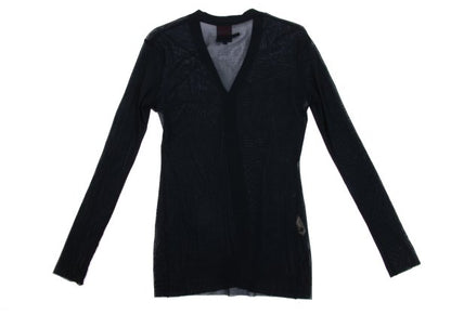 Jean Paul GAULTIER CLASSIQUE Power Cardigan Black Size 40