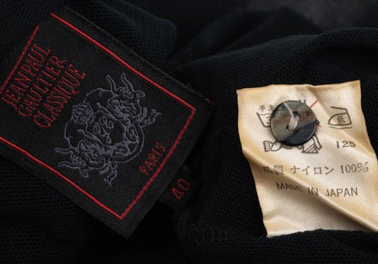 Jean Paul GAULTIER CLASSIQUE Power Cardigan Black Size 40