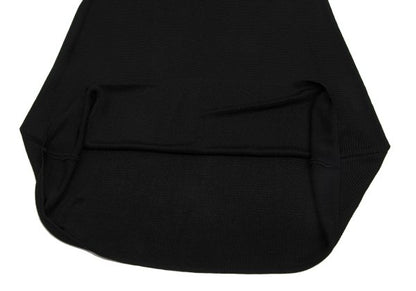 ANTEPRIMA Rayon Mesh Sleeveless Midi Dress Black Size M